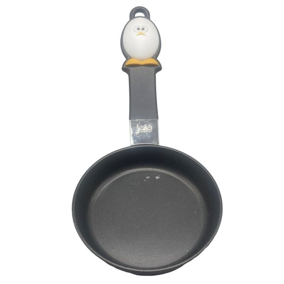 Jo!e msc small fry egg pan egg decoration metal black white pan width 5" depth 1 - Picture 1 of 6